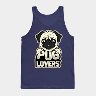 Pug Lover Tshirt Tank Top